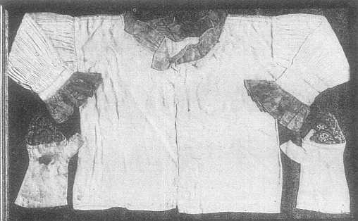 Christening Shirt and Mitts of Governor Bradford.